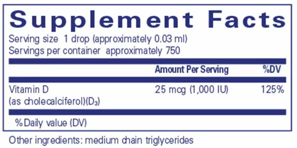 vitamin d3 pure encapsulations