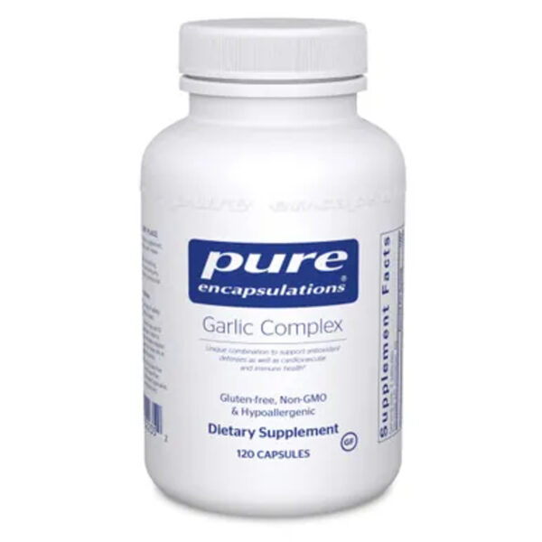 garlic complex immune support anti-cancer antioxidants cardiovascular